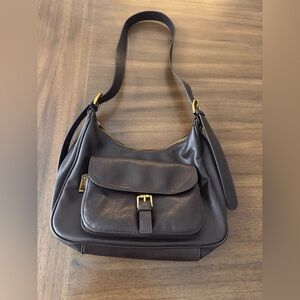 Mojito Brown Vegan Leather Shoulder Bag NWOT